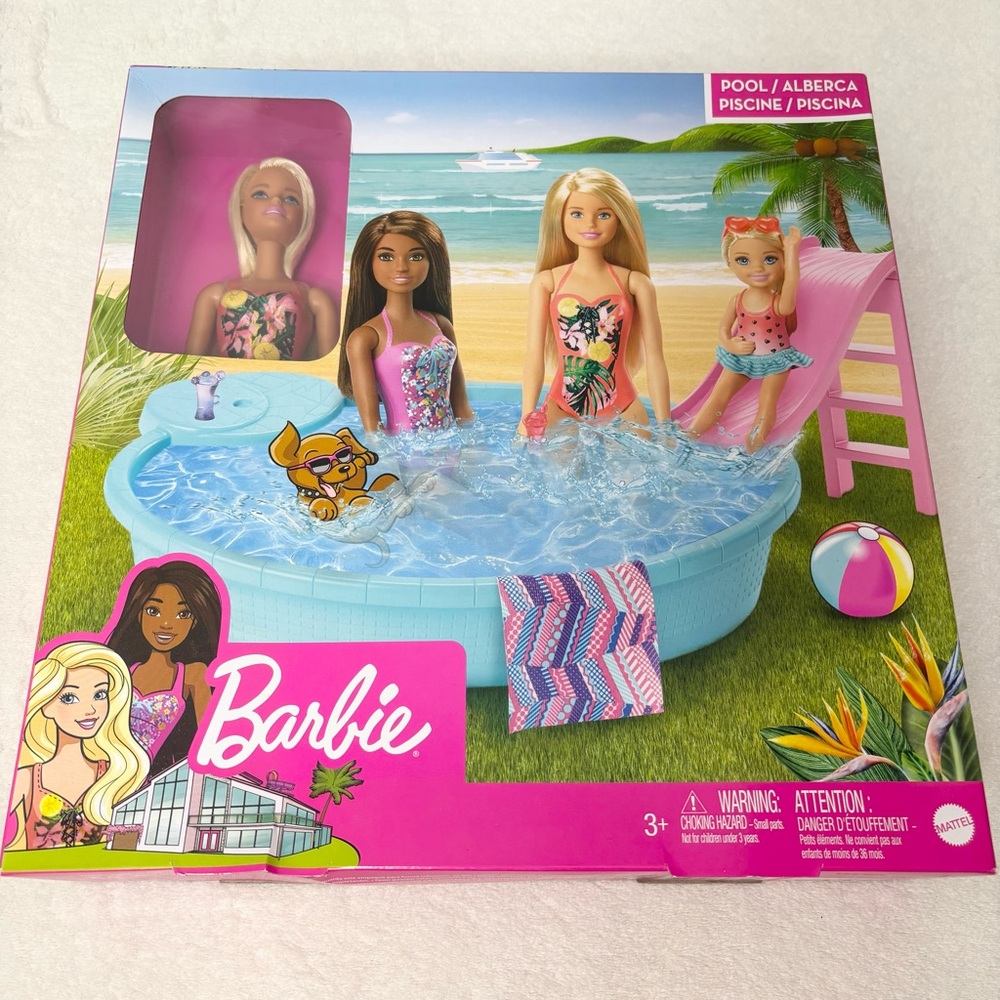 Barbie Life in the Dreamhouse Pool Doll and Playset‎ NEW IN BOX!
